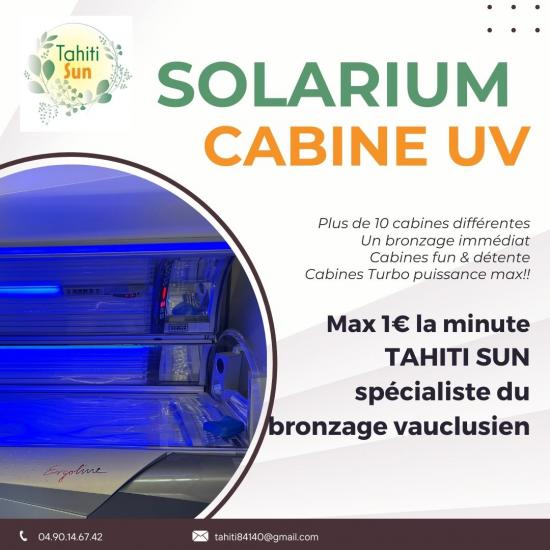 Centre de bronzage et esthétique. Tahiti sun Avignon est un centre de bien-être pour bronzer, mincir et recevoir des soins du visage et du corps. Les solariums sont équipés de bancs solaires Ergoline, pour mincir Tahiti Sun Avignon vous propose le LPG , le waterbike ou encore des modelages avec le celluM6. Enfin, le centre propose des épilations, épilation définitive, maquillage, des soins visage.. esthétique, épilation définitive , thalac, TAN, douche auto-bronzante, extension de cils, cils à cils, volume russe, volume mixte, épilation cire, 
LPG, cellu M6, amincissement, UV, soin visage, hydrafacial, LPG, ongles
Lifting colombien, cavitation, sun cosmétics, baija
Blanchiment dentaire, strass dentaire
accélérateur de bronzage, soleil noir